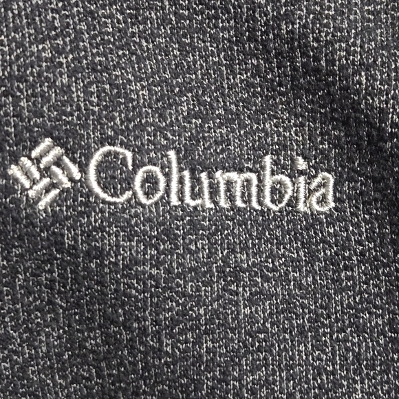 Columbia Sportswear Men's Heather Black Quarter Zip Fleece Sweater Size Large - Picture 7 of 11